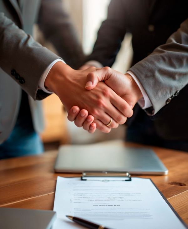 Strategic partnerships and AI blueprint formation